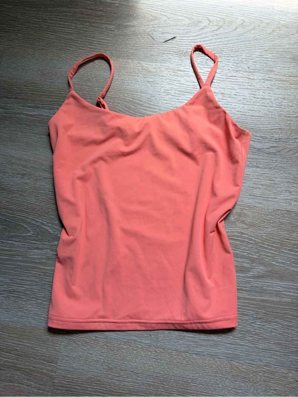 Women's Coral Spaghetti Strap Tank Top